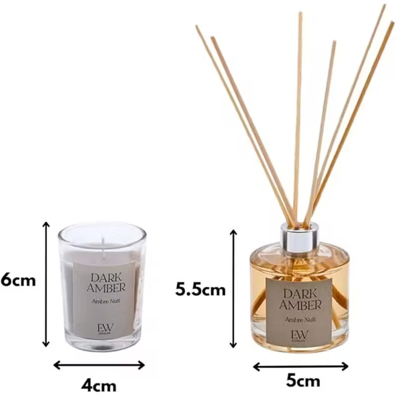 Scented Candle 50ml Reed Diffuser Gift Set