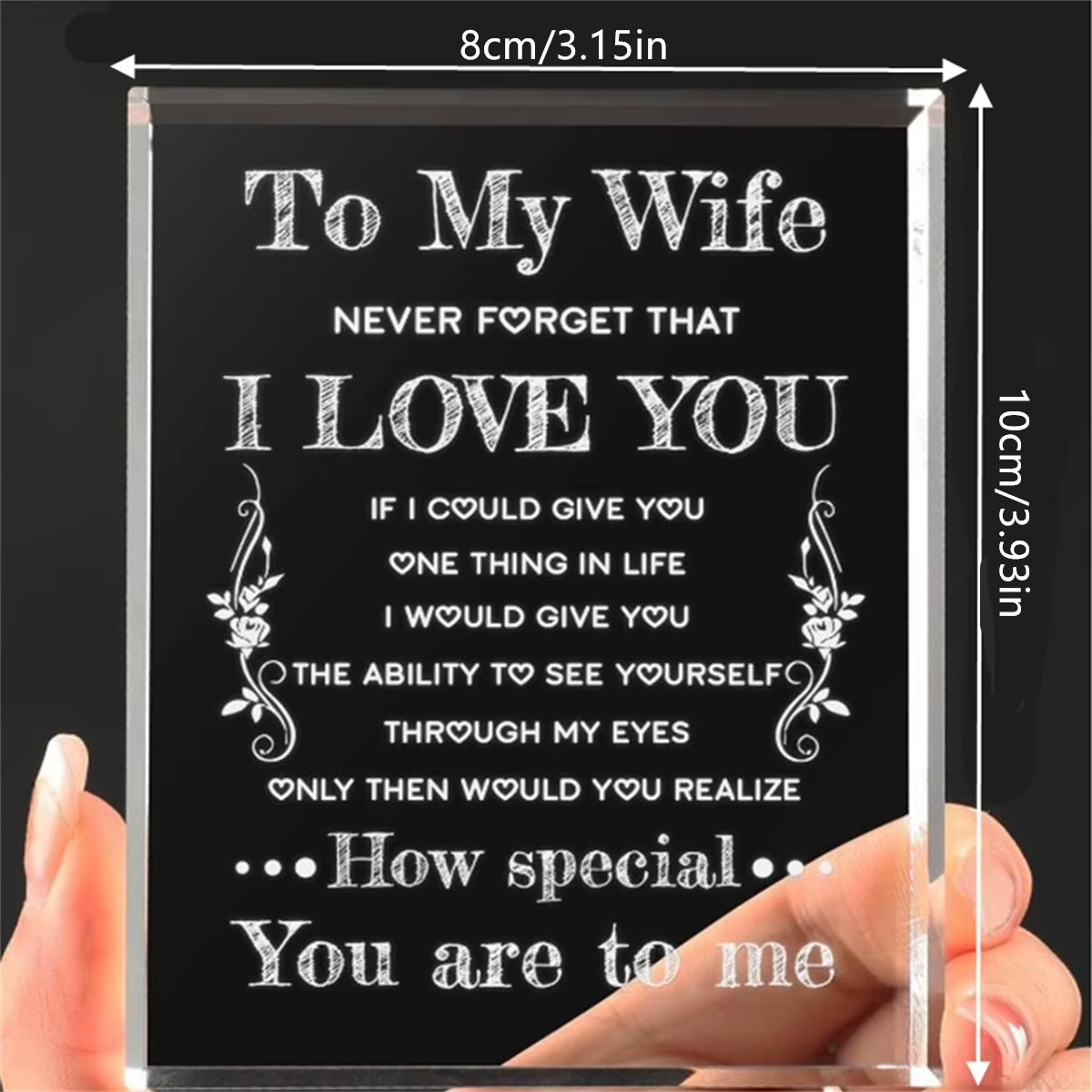 Gifts for Wife Mothers Day, Birthday Gifts for Wife from Husband, Anniversary Valentines Day Gifts for Her Women