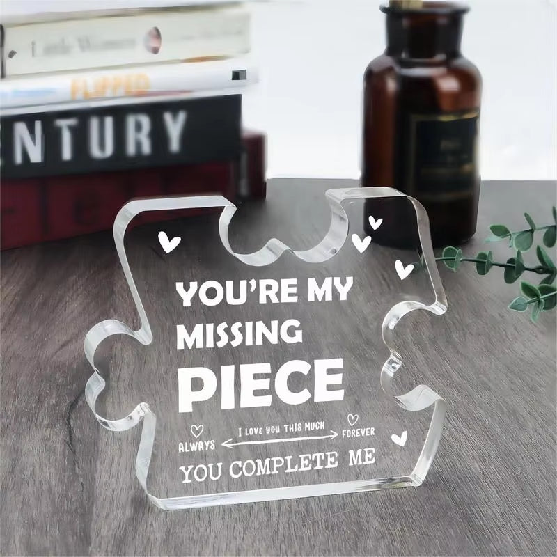 'You Are My Missing Piece' Message Gifts