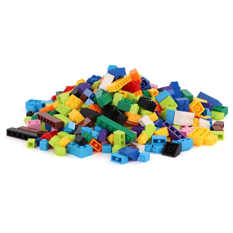 500PCS/1000PCS Kids DIY Building Blocks Set Toys Children Creative Colorful Building Blocks Assembled Toys Educational Toys Gift