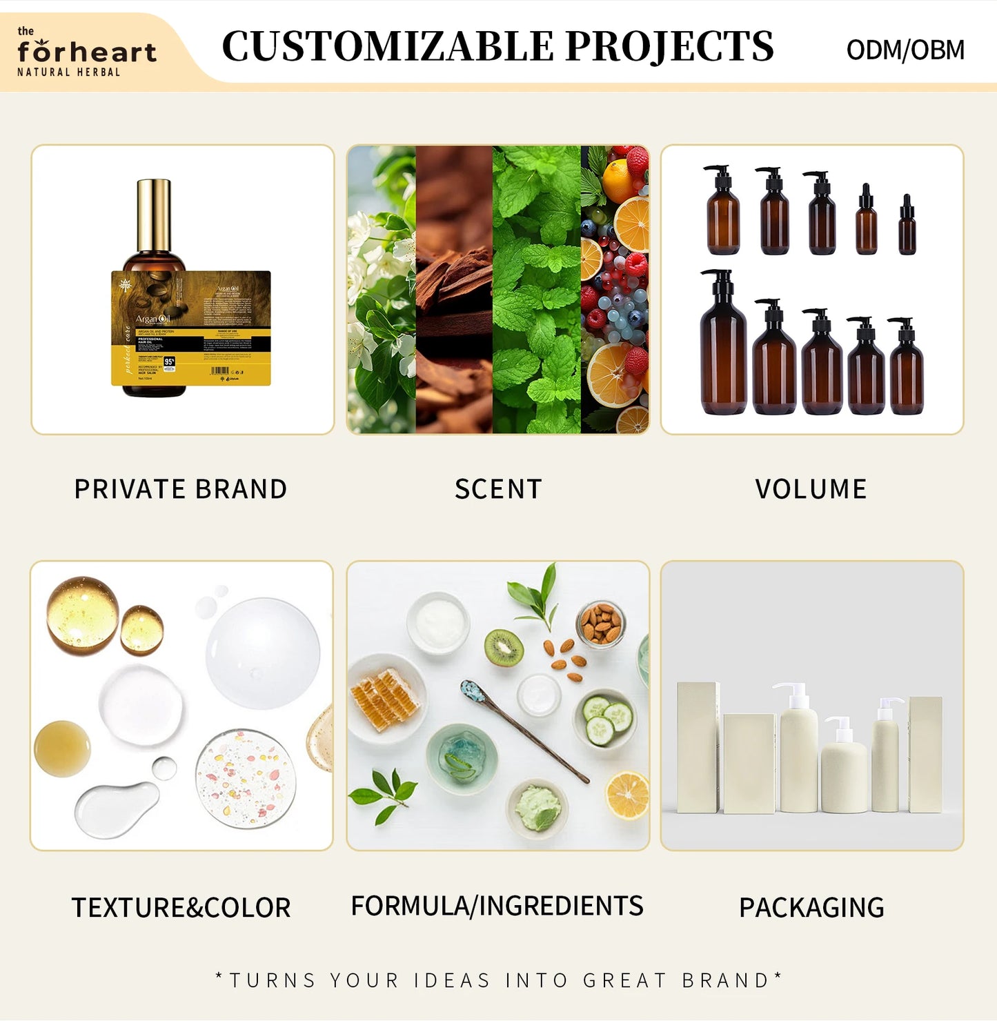 FORHEART Organic Hair Care Set Moisturizing Anti-Dandruff Shampoo & Conditioner Hair Growth Repair Oil for Healthy Hair