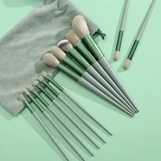 13-Piece Makeup Brushes Set