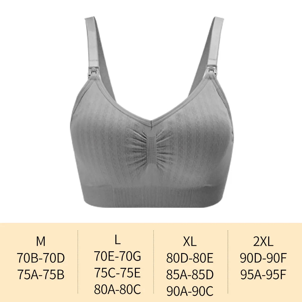 Front Buckle Nursing Bra
