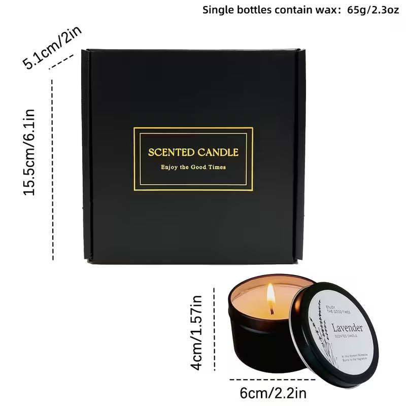 4-Piece Soy Wax Candle Gift Set