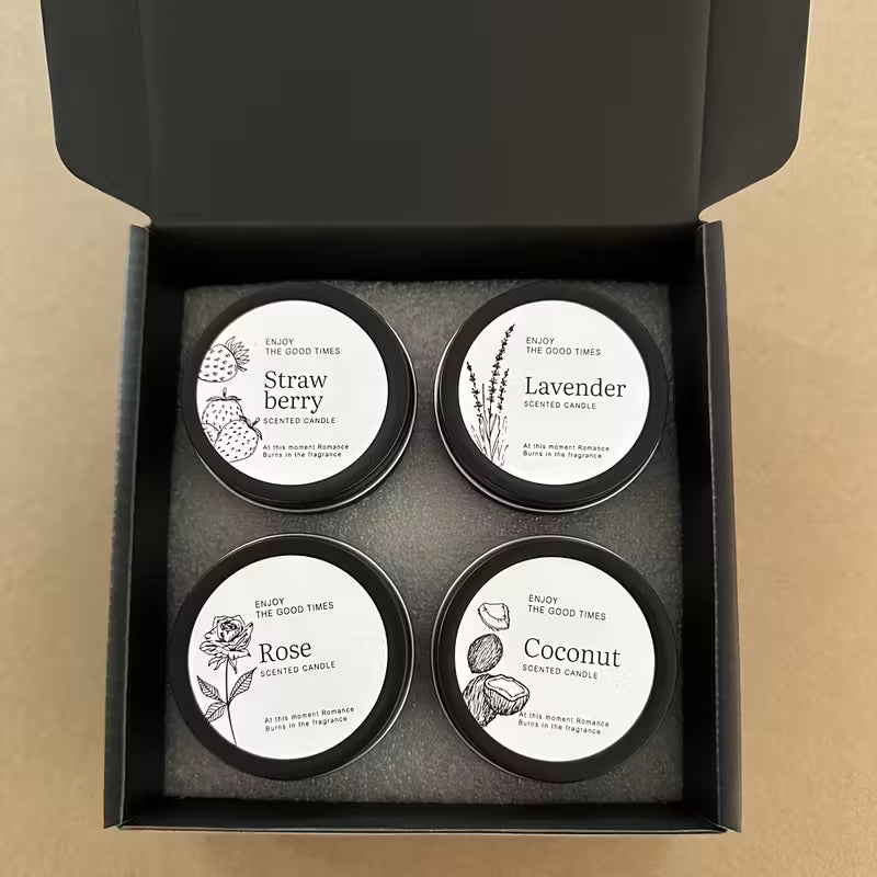 4-Piece Soy Wax Candle Gift Set