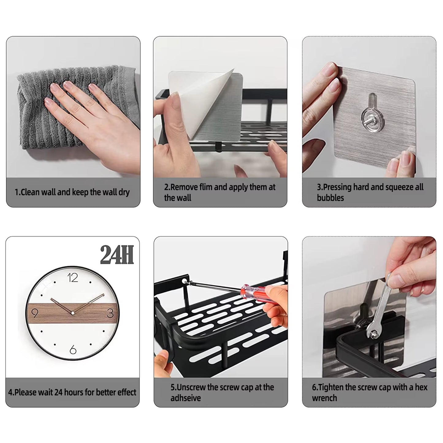 Bathroom Corner Wall Shelf 