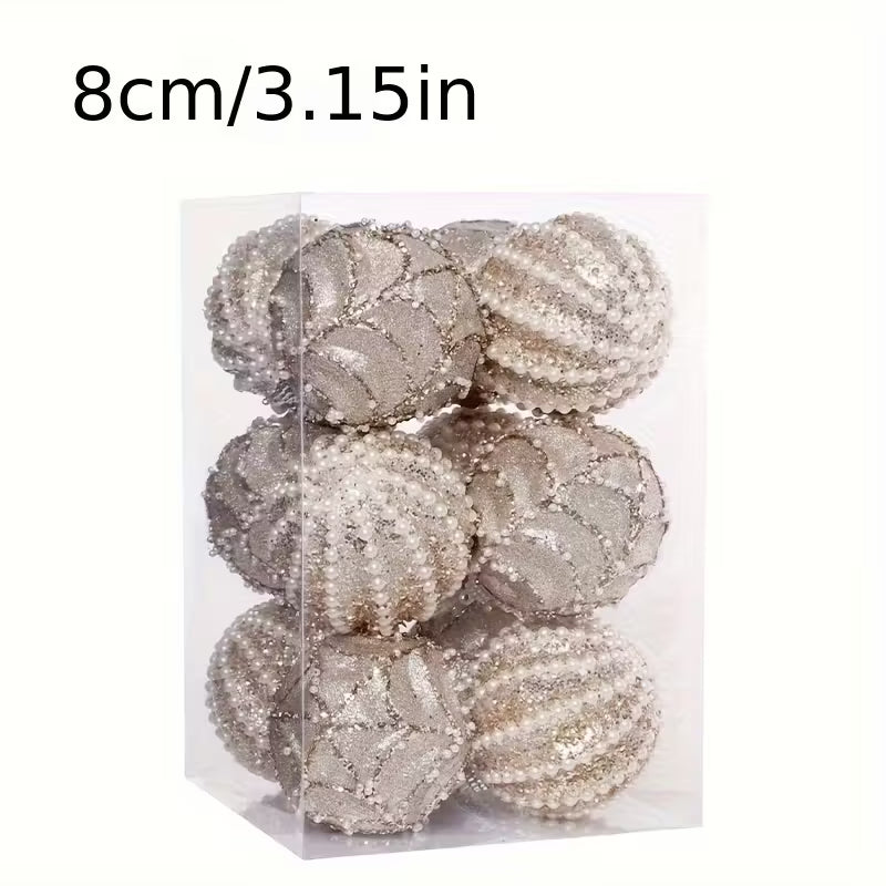 Handmade Bead Chain Christmas Bauble