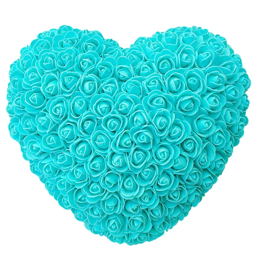 Dropshipping Wedding Decoration 25Cm Artificial Heart Rose Heart of Roses Women Valentines Day Birthday Gifts