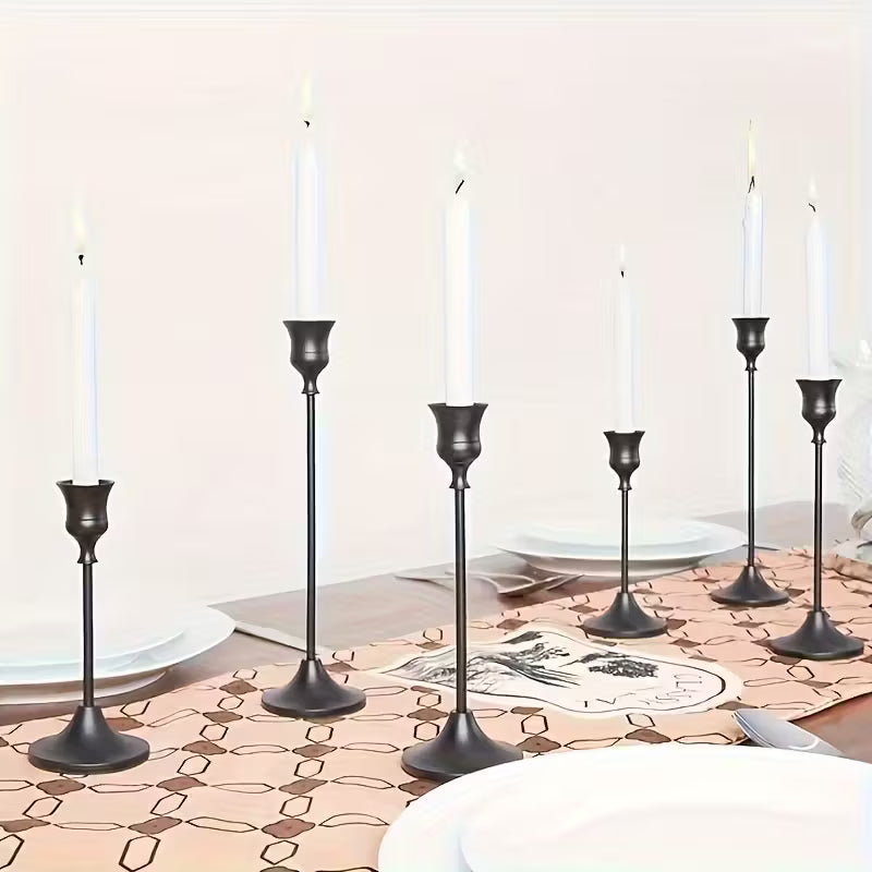 Golden Candle Holders