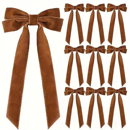 Elegant Red Velvet Christmas Bows