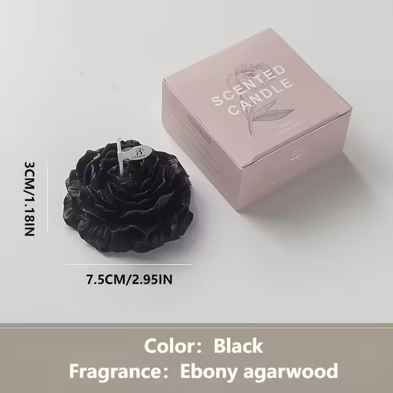 Peony Shaped Scented Candle