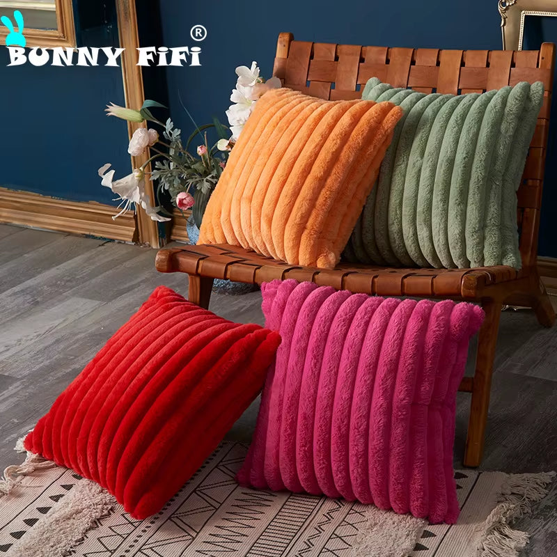 Double Sided Wide Edge Soft Cushion Covers 