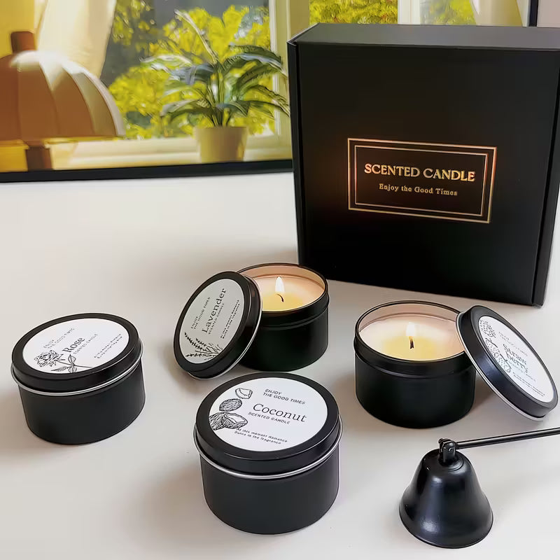 4-Piece Soy Wax Candle Gift Set