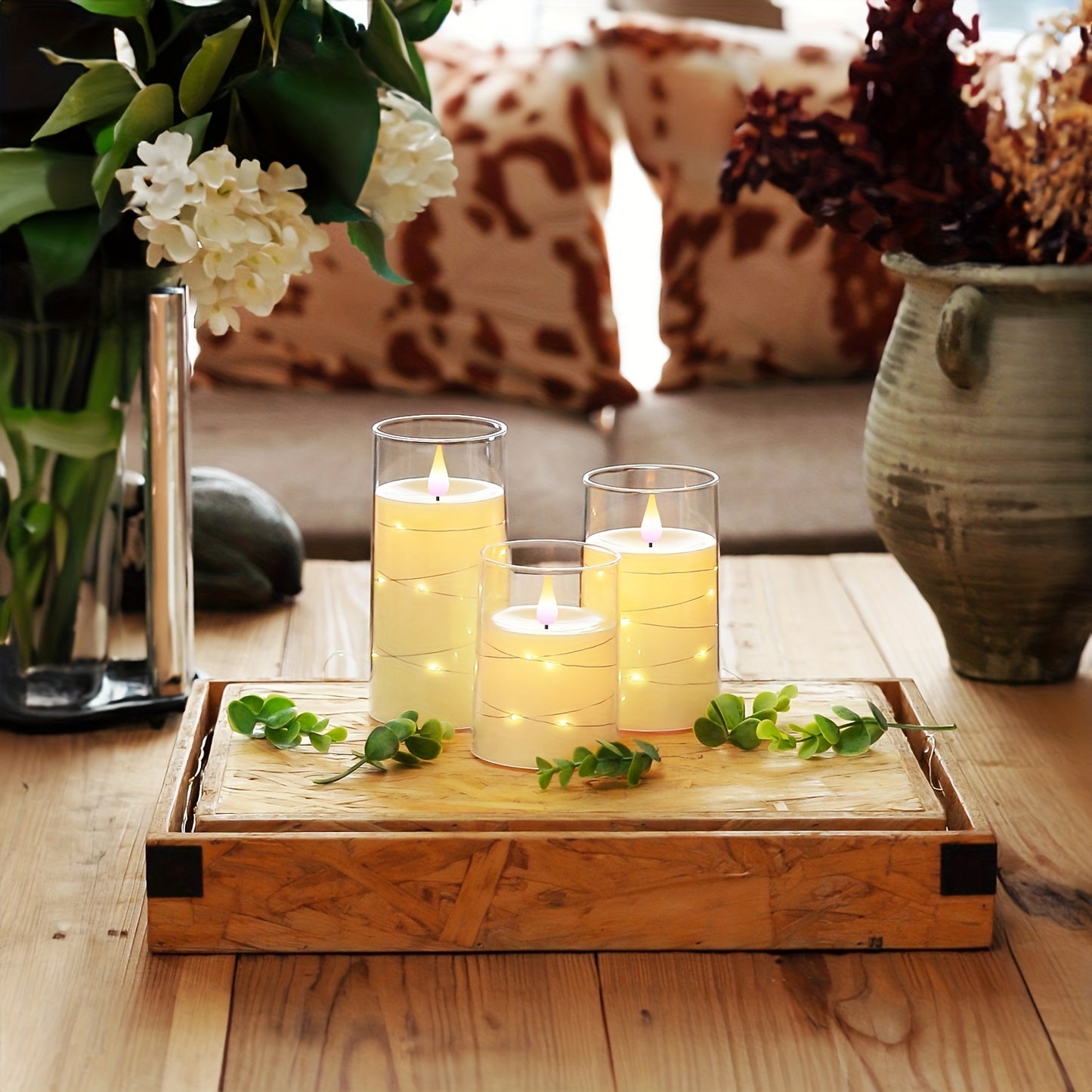 Flickering Flameless LED Candles Set
