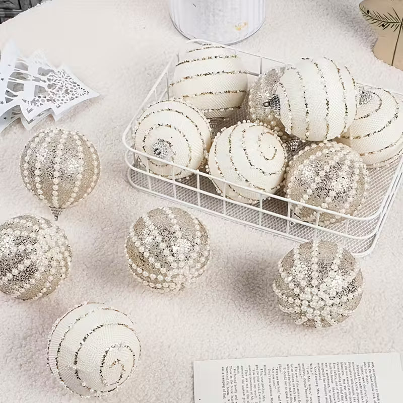 Handmade Bead Chain Christmas Bauble