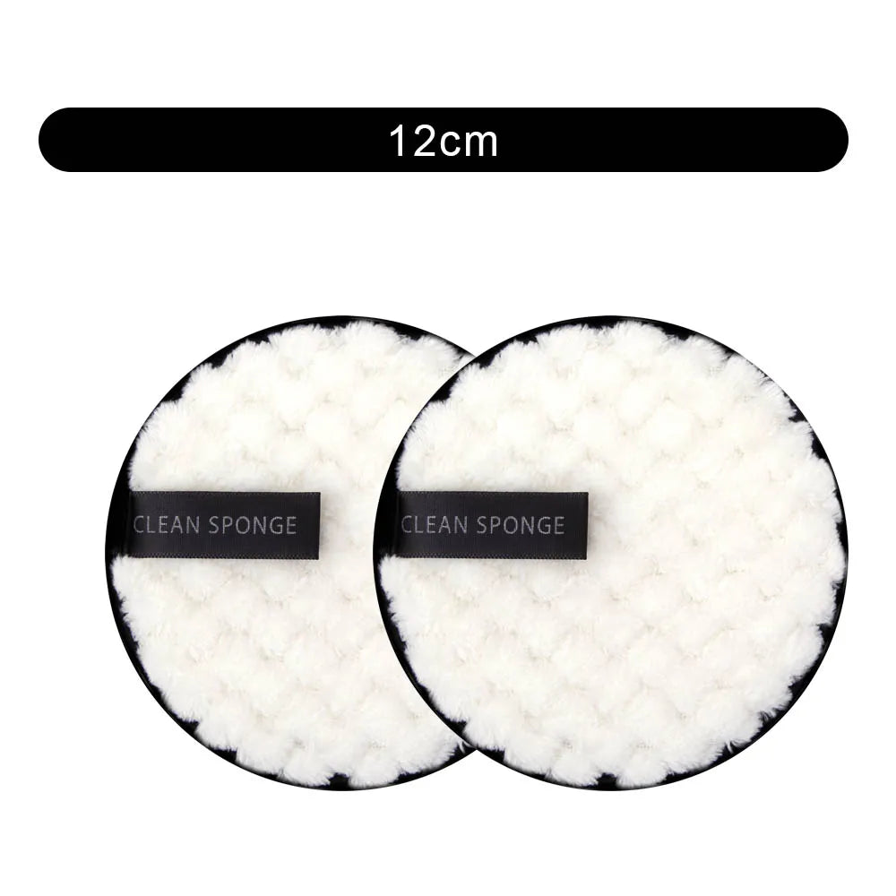 1/2pcs Makeup Remover Cloth Washable Cleansing Cotton Reusable Microfiber Pads Skincare Make-Up Removal Reusable Face Pad Tool