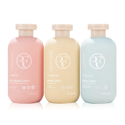 FORHEART OEM Natural Highly Moisturizing 300ml Body Milk Collagen Retinol Lotion for Daily Use Body Cream