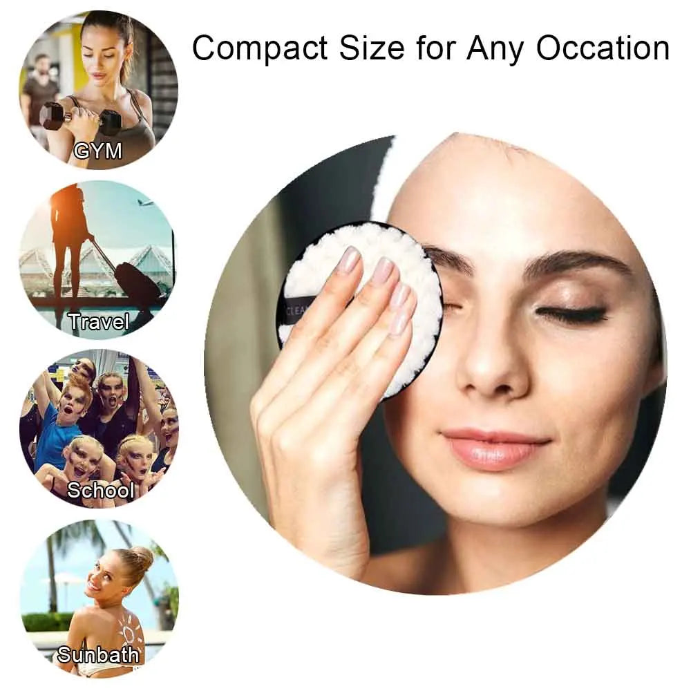 1/2pcs Makeup Remover Cloth Washable Cleansing Cotton Reusable Microfiber Pads Skincare Make-Up Removal Reusable Face Pad Tool