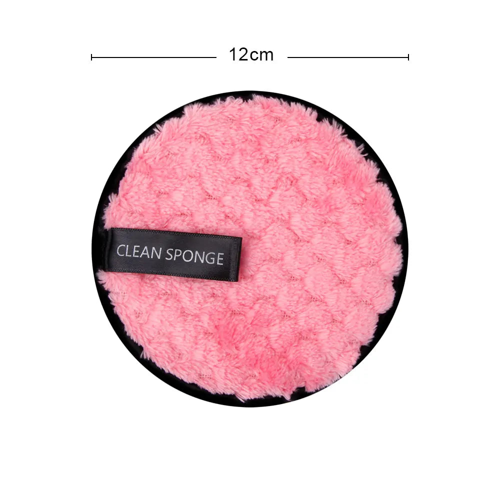 1/2pcs Makeup Remover Cloth Washable Cleansing Cotton Reusable Microfiber Pads Skincare Make-Up Removal Reusable Face Pad Tool