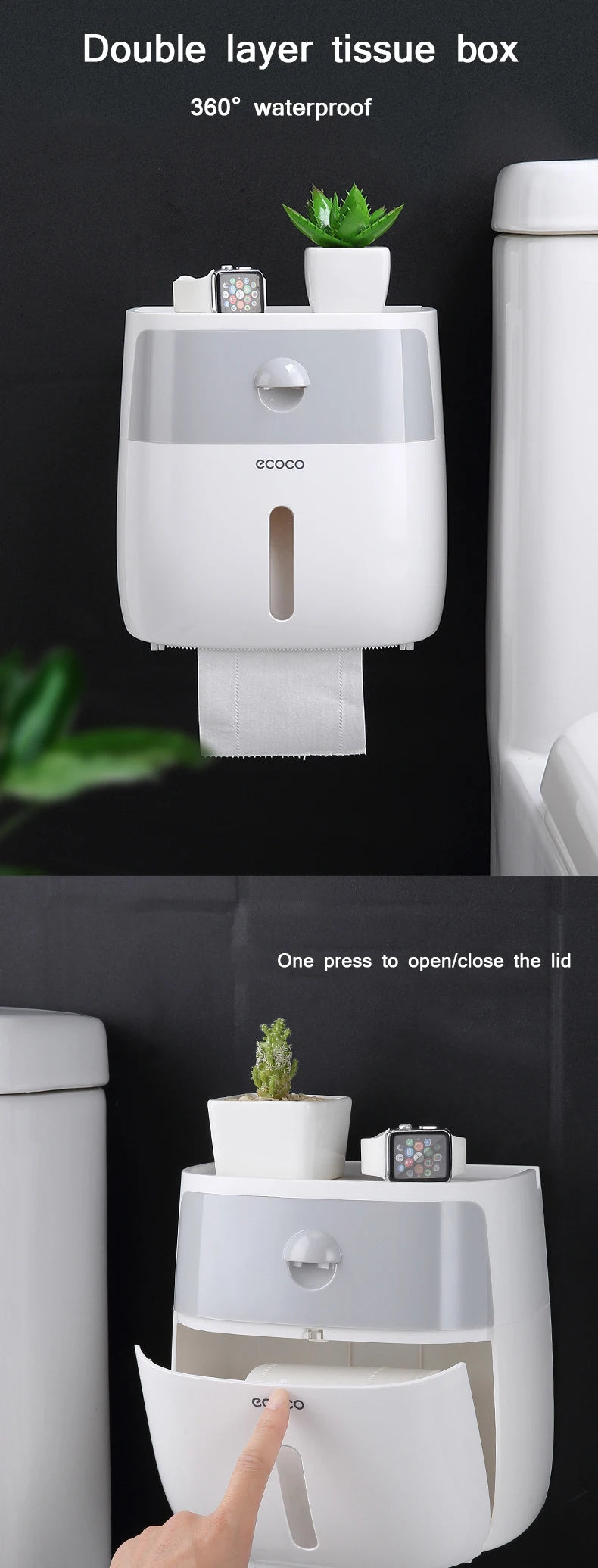 Waterproof Toilet Paper Holder
