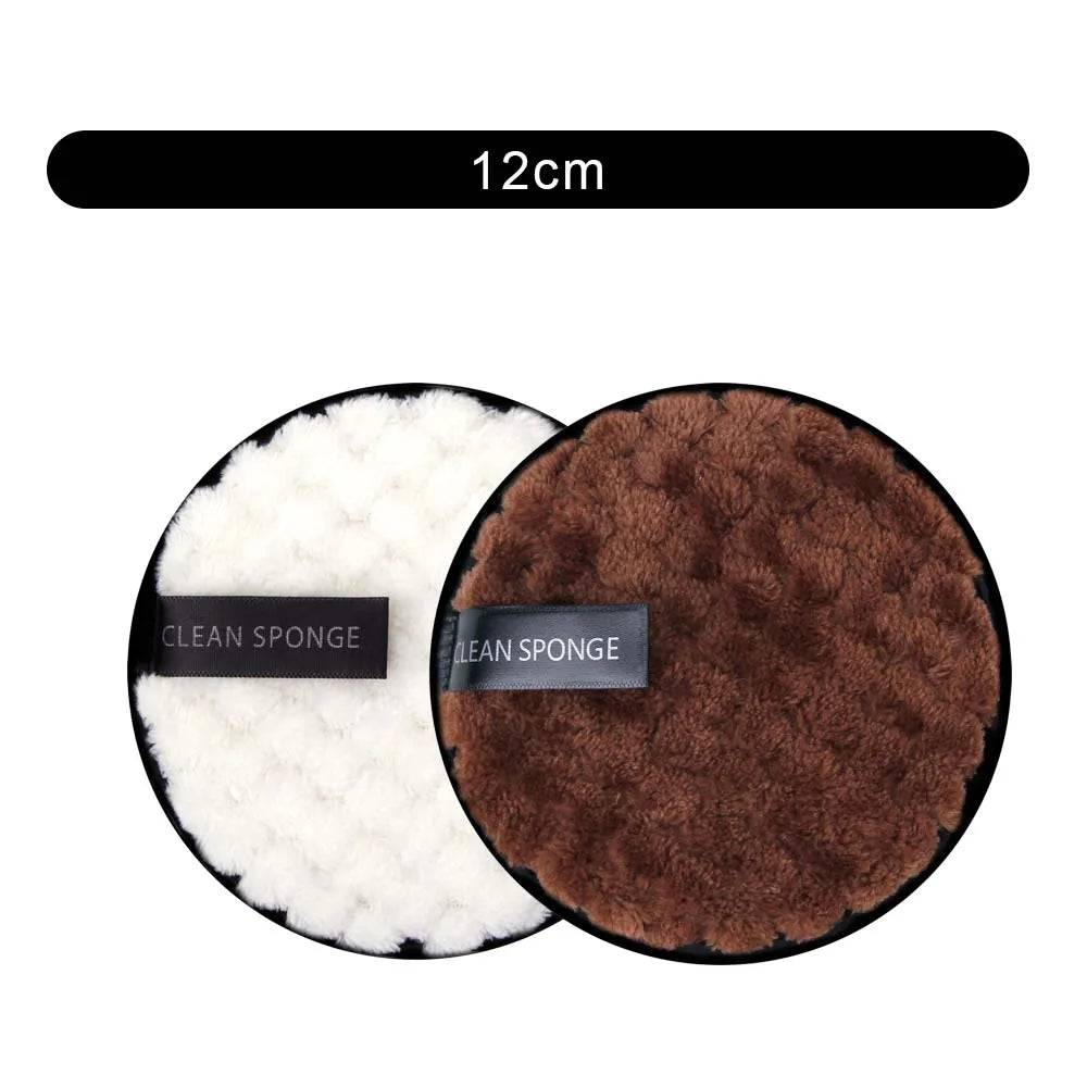 1/2pcs Makeup Remover Cloth Washable Cleansing Cotton Reusable Microfiber Pads Skincare Make-Up Removal Reusable Face Pad Tool