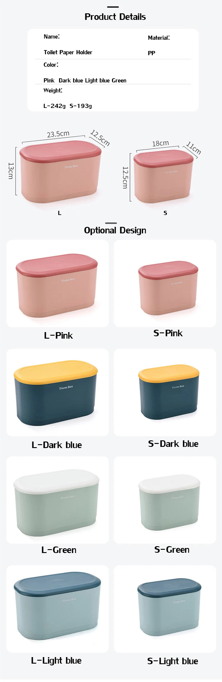 Waterproof Toilet Paper Holder