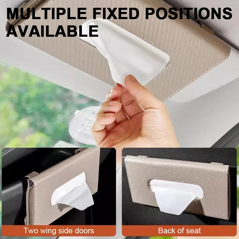 Car Sunshade Tissue Box
