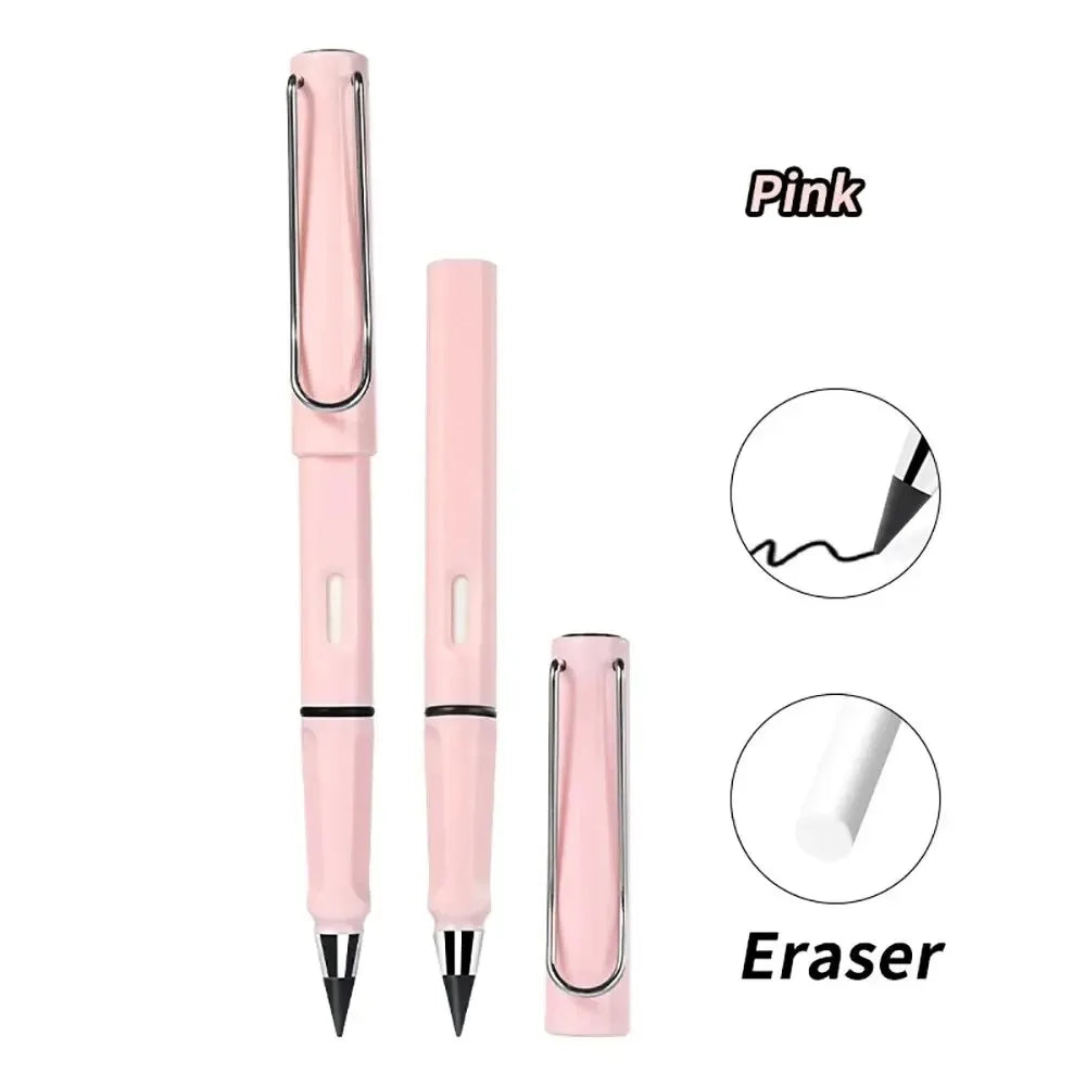 1Pc Eternal Pencil Unlimited Writing No Ink Pen Pencils For Writing Art Sketch Stationery Kawaii Pen School Supplies