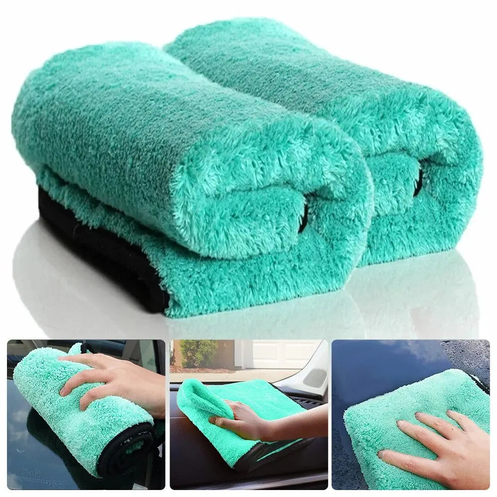 Car Coral Velvet Towel