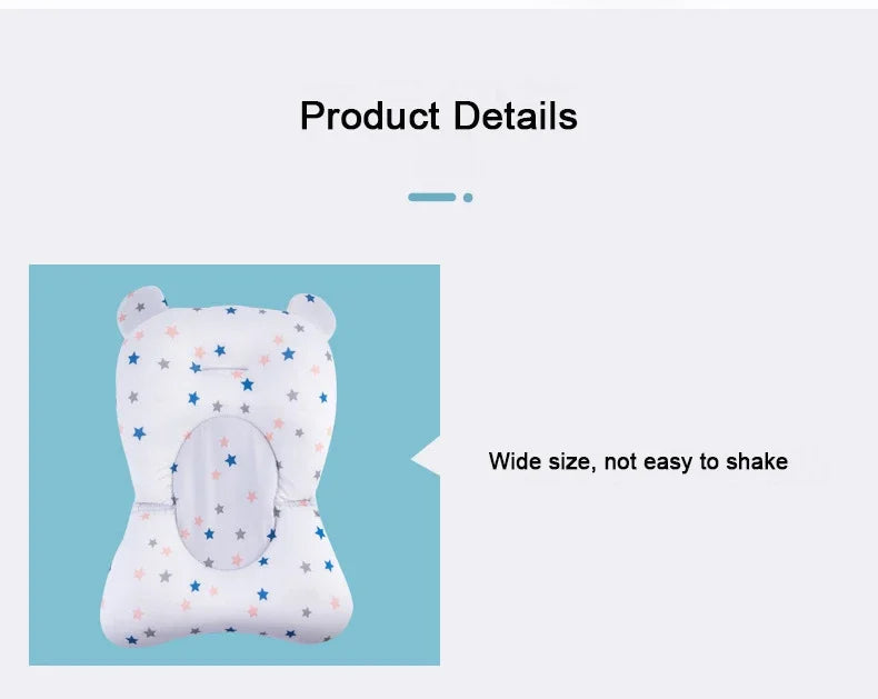 Children Shower Air Cushion Bed Newborn Baby Security Bath Seat Infant Baby Bath Tub Pad Portable Baby Non-Slip Bathtub Mat