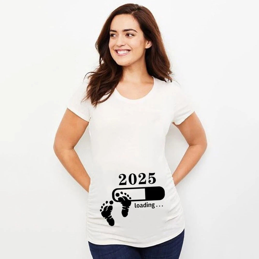 Baby Loading 2025 Maternity T-Shirt