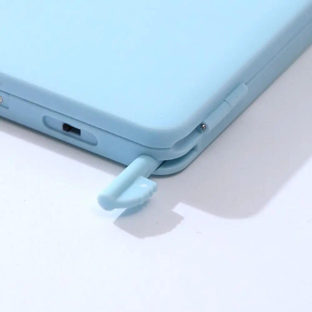 2 IN 1 Scientific Calculator with LCD Notepad 12 Digits Math Calculator Portable Foldable Handwriting Board School Office