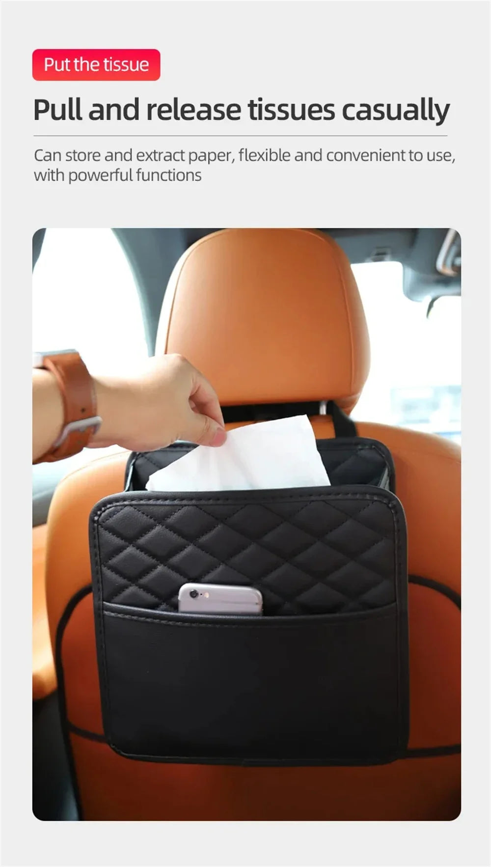 Multi-functional Car Seat Storage Bag