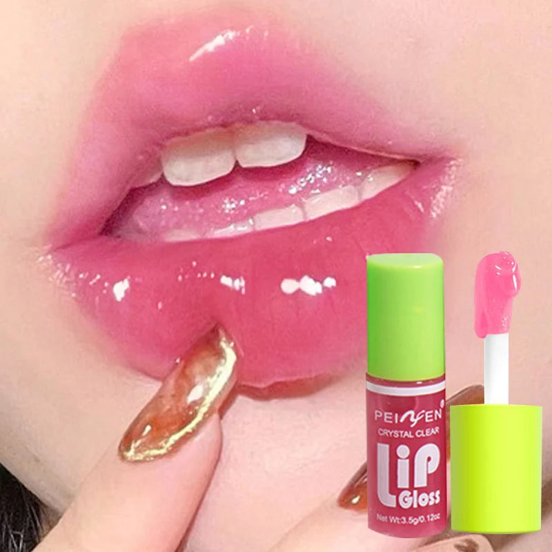 Set 6pcs Moisturizing Lip Gloss Plump Lips Clear Lip Oil Water Light Lip Glaze Hydrating Make Up Liquid Lipstick Korean Cosmetic