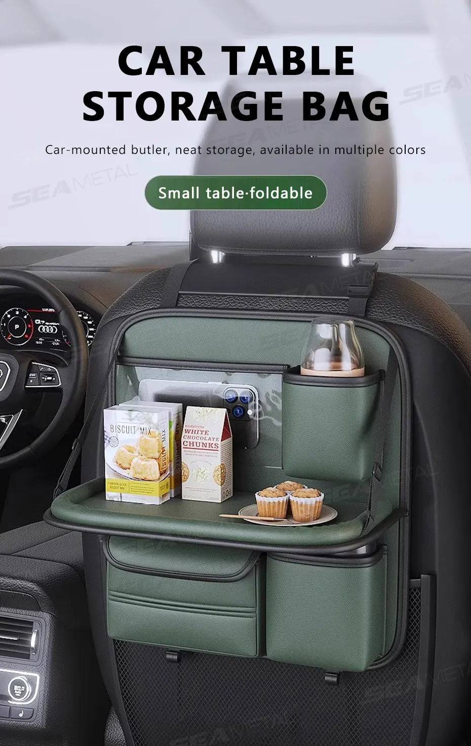 8-in-1 Car Seat Storage Bag