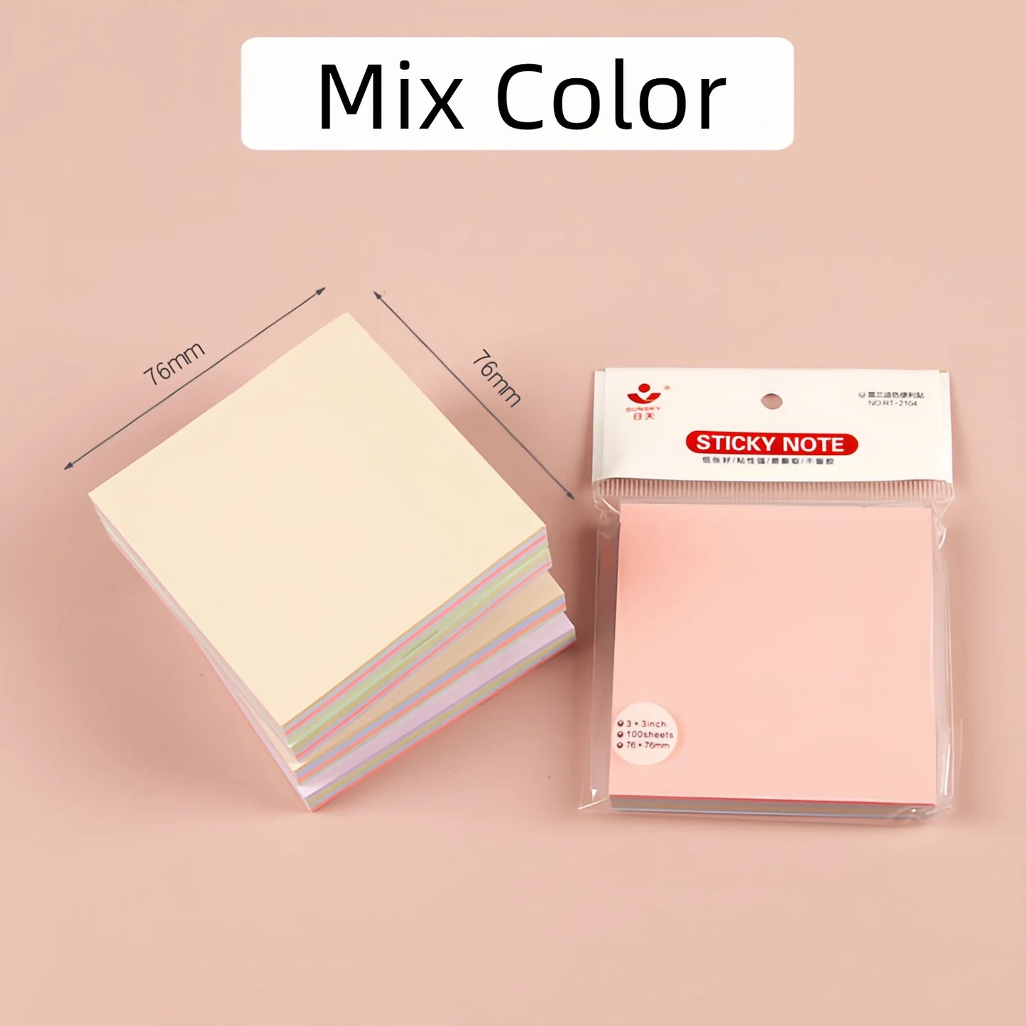 Colour Sticky Notes Pads