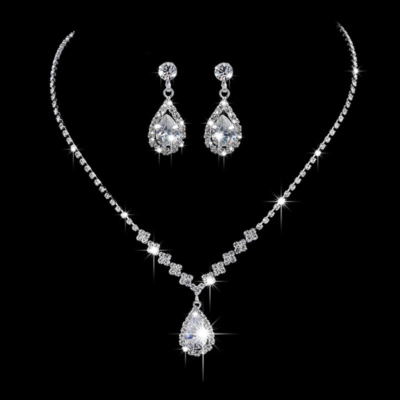 Tear Drop Jewellery Set