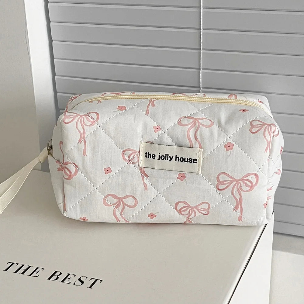 Quilted Makeup Bag