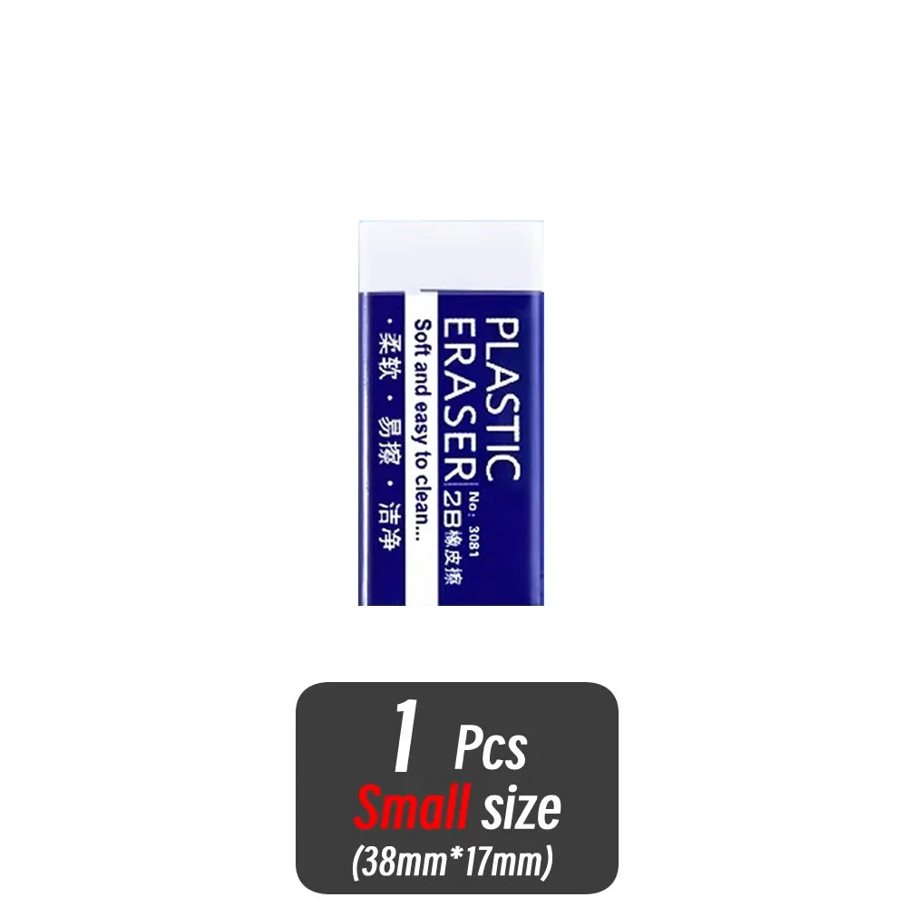 1/10/30pcs 2B Eraser Clean and Mess Free Student Exam Office Sketch Soft Eraser for Kids Correction Supplies Pencil Rubber