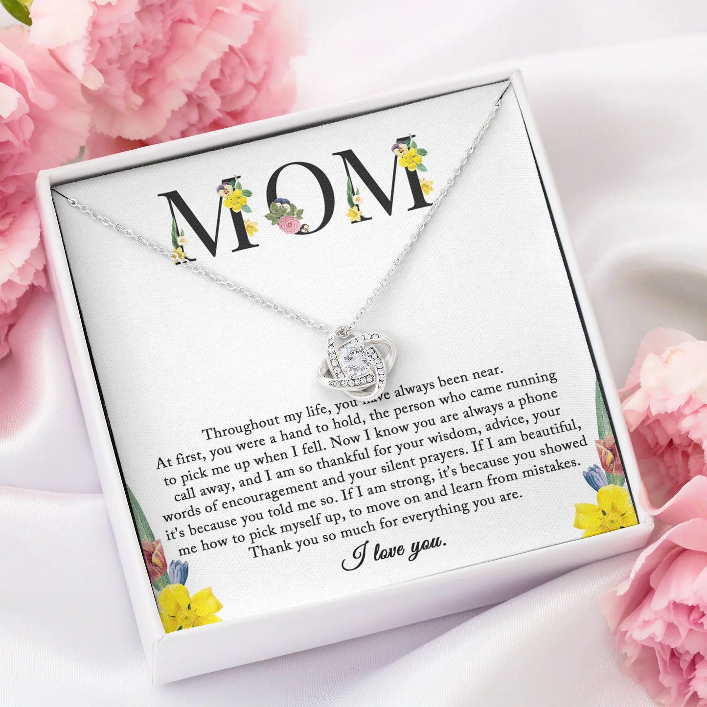 To My Mom Necklace, Sentimental Mom Gift From Daughter, Mom Necklace, Mom Birthday Gift From Daughter, Mother's Day Gift, Christ