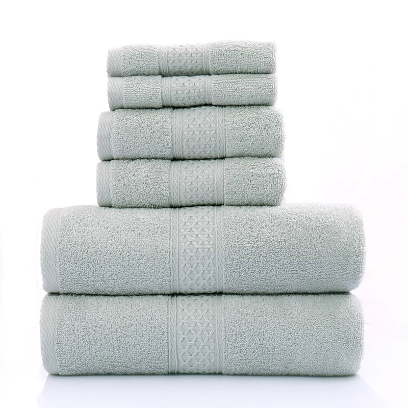 Lace Embroidered Cotton Towel Set