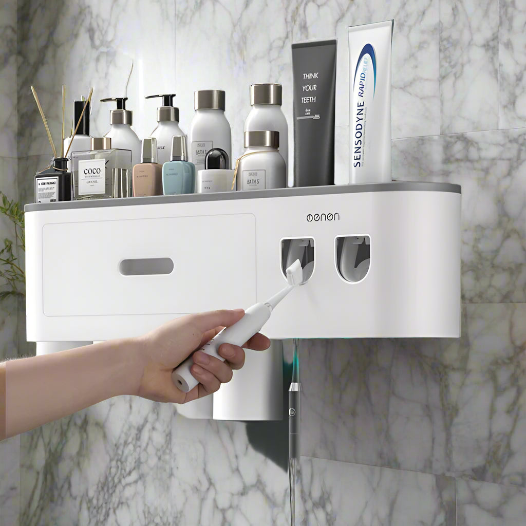 Bathroom organiser shelf