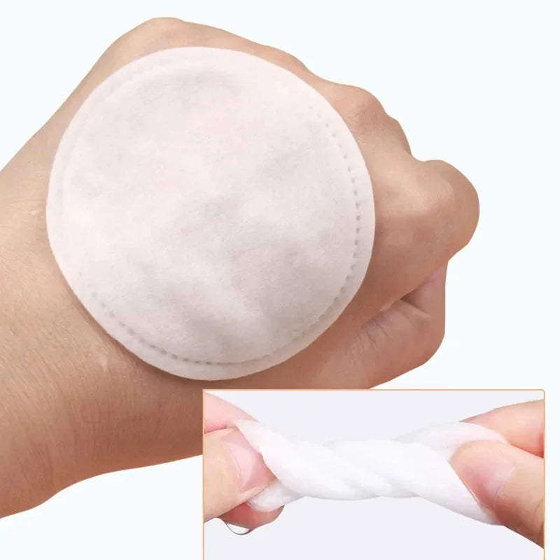 100Pcs/bag Make Up Cosmetic Cotton Wipe Pads Nail Art Cleaning Pads Soft Supplies Facial Cotton Makeup Daily Remover Tool