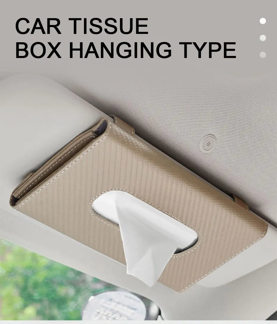 Car Sunshade Tissue Box