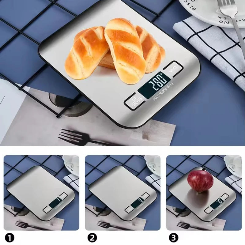 Digital LED Display Kitchen Scale 