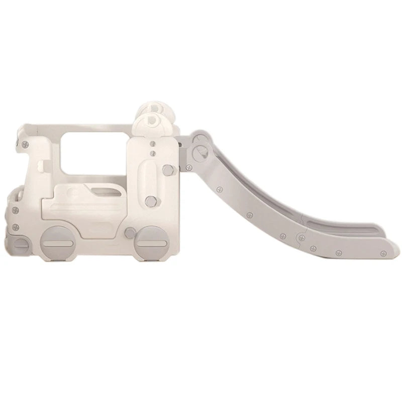 Gray Functional Bus with Slide