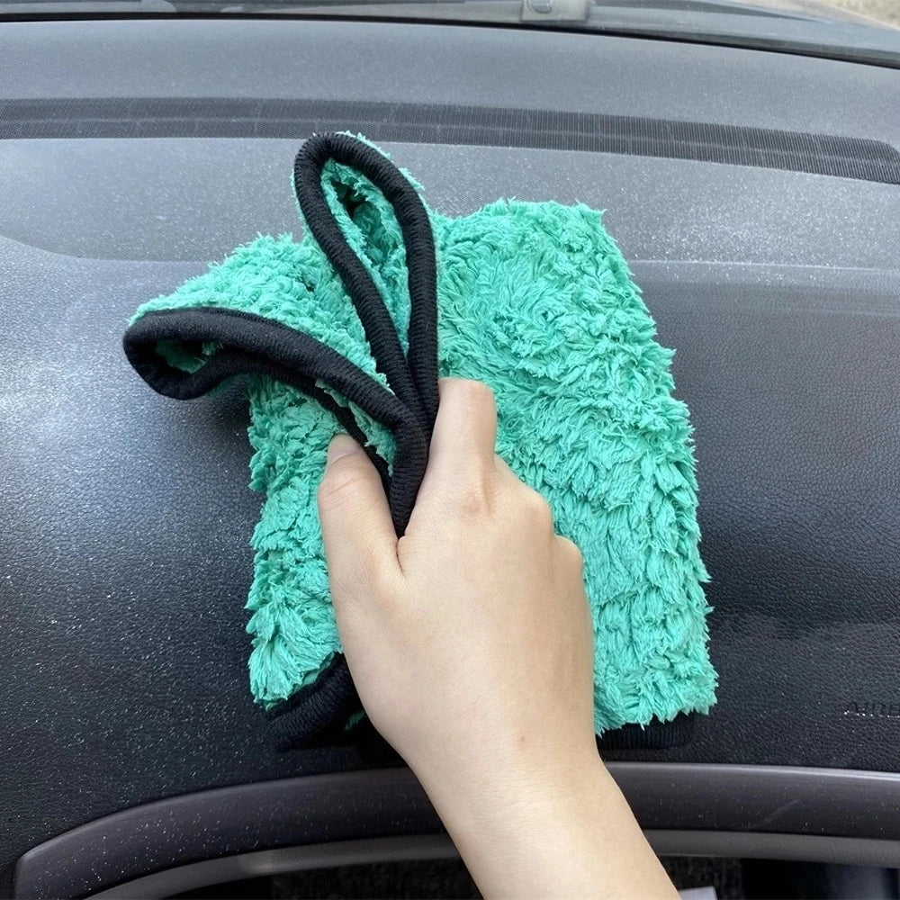 Car Coral Velvet Towel