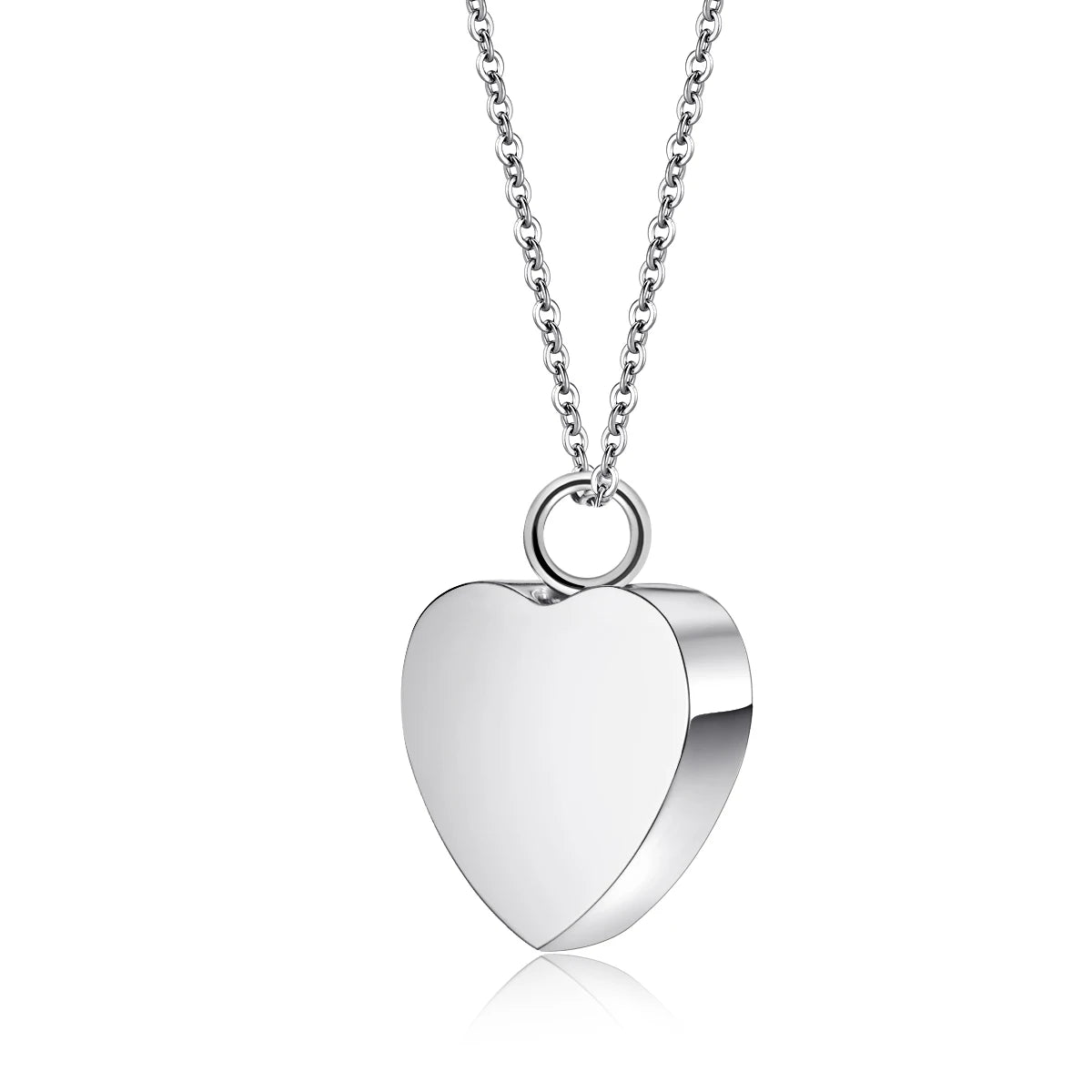 Small Heart Cremation Urn Necklace