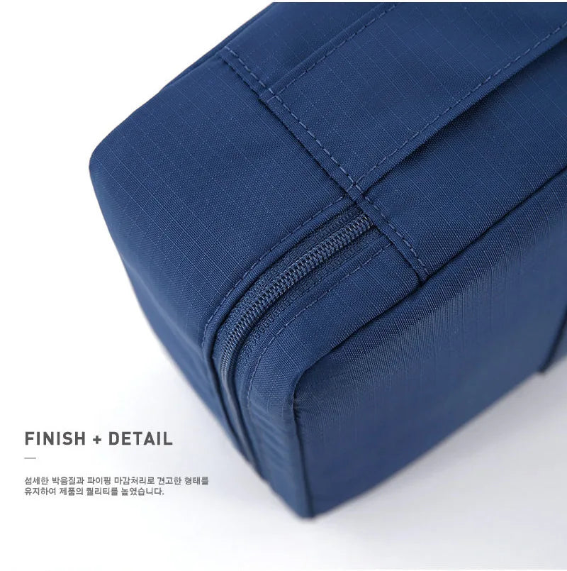 High Capacity Portable Girl Travel Makeup Bag Women's Make up Bag Toiletries Organizer Waterproof Oxford Female Storage Cosmetic