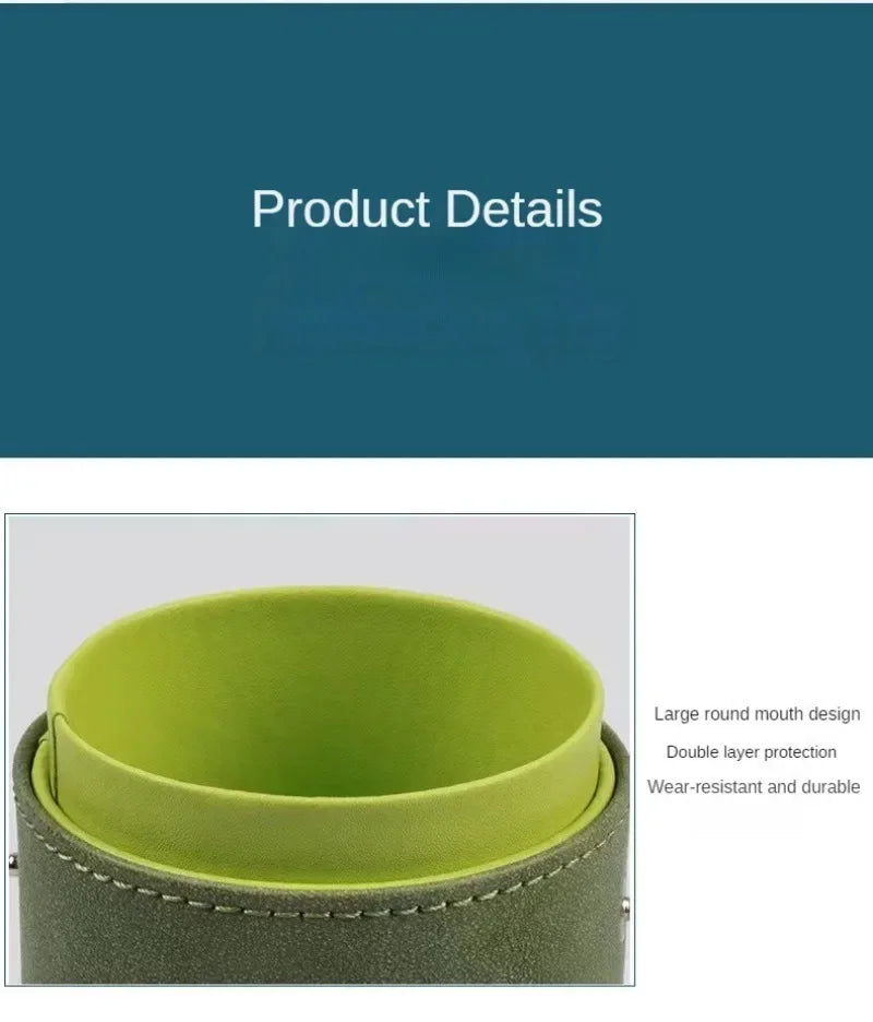 PU Leather Travel Empty Cosmetic Brushes Pen Holder Makeup Artist Bag Brushes Organizer Make Up Tools